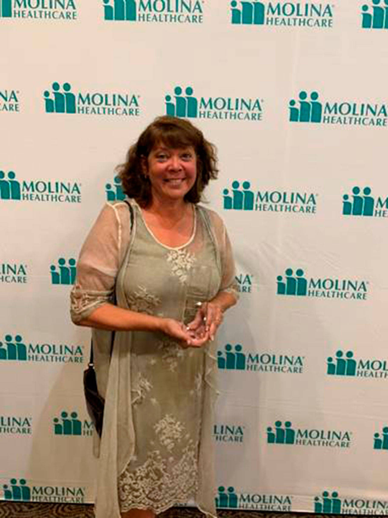 Photo courtesy of Patricia Hennessy | Lee Moniz, President of The Tyler Moniz Project, was recently recognized as a 2019 Molina Healthcare Community Champion.