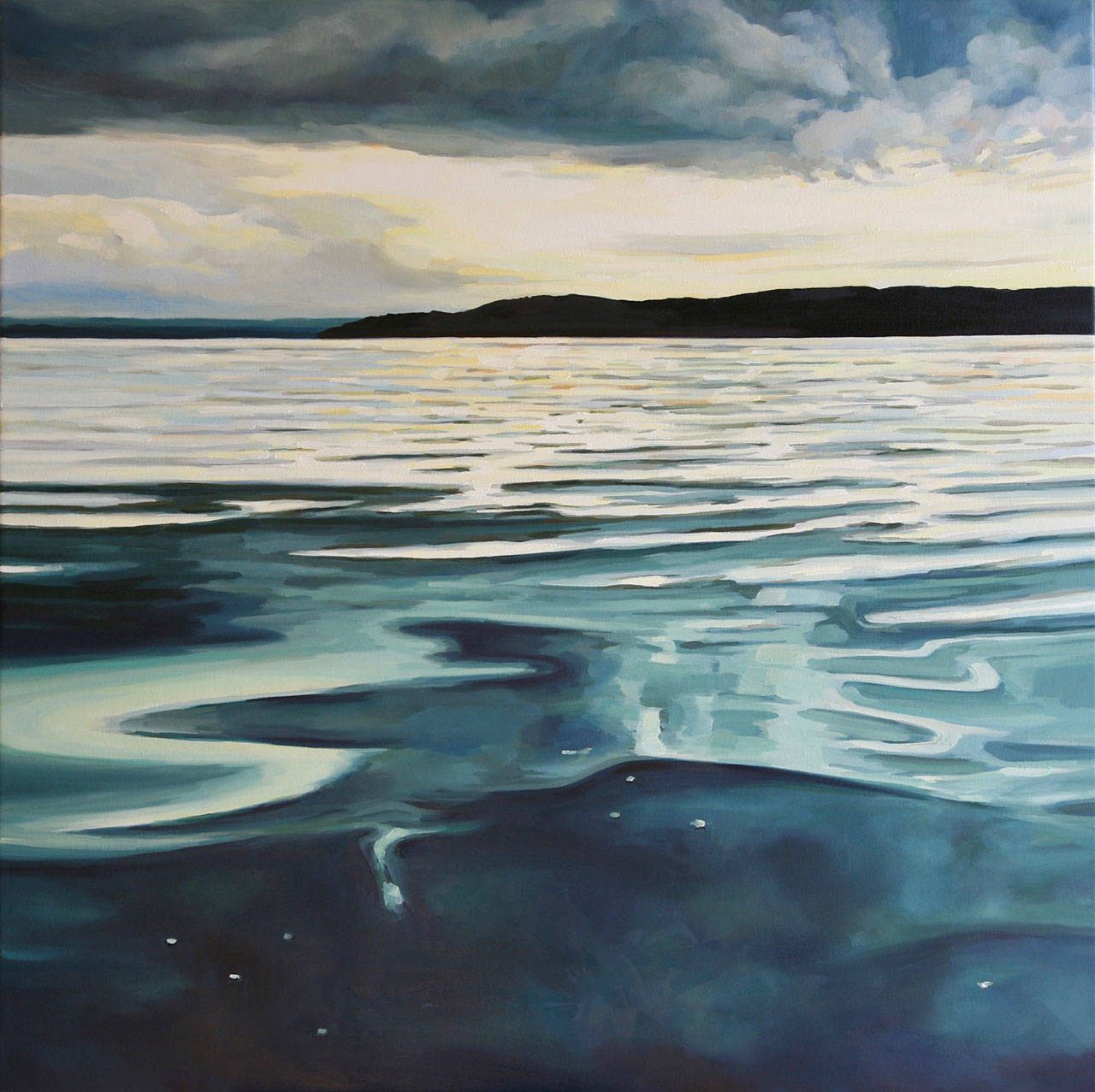 Image courtesy of Kelly Johnston | “On the Sound,” by Kelly Johnston. The Bainbridge painter has been chosen as one of the artists to be featured in the upcoming 2020 Collective Visions Gallery annual show.