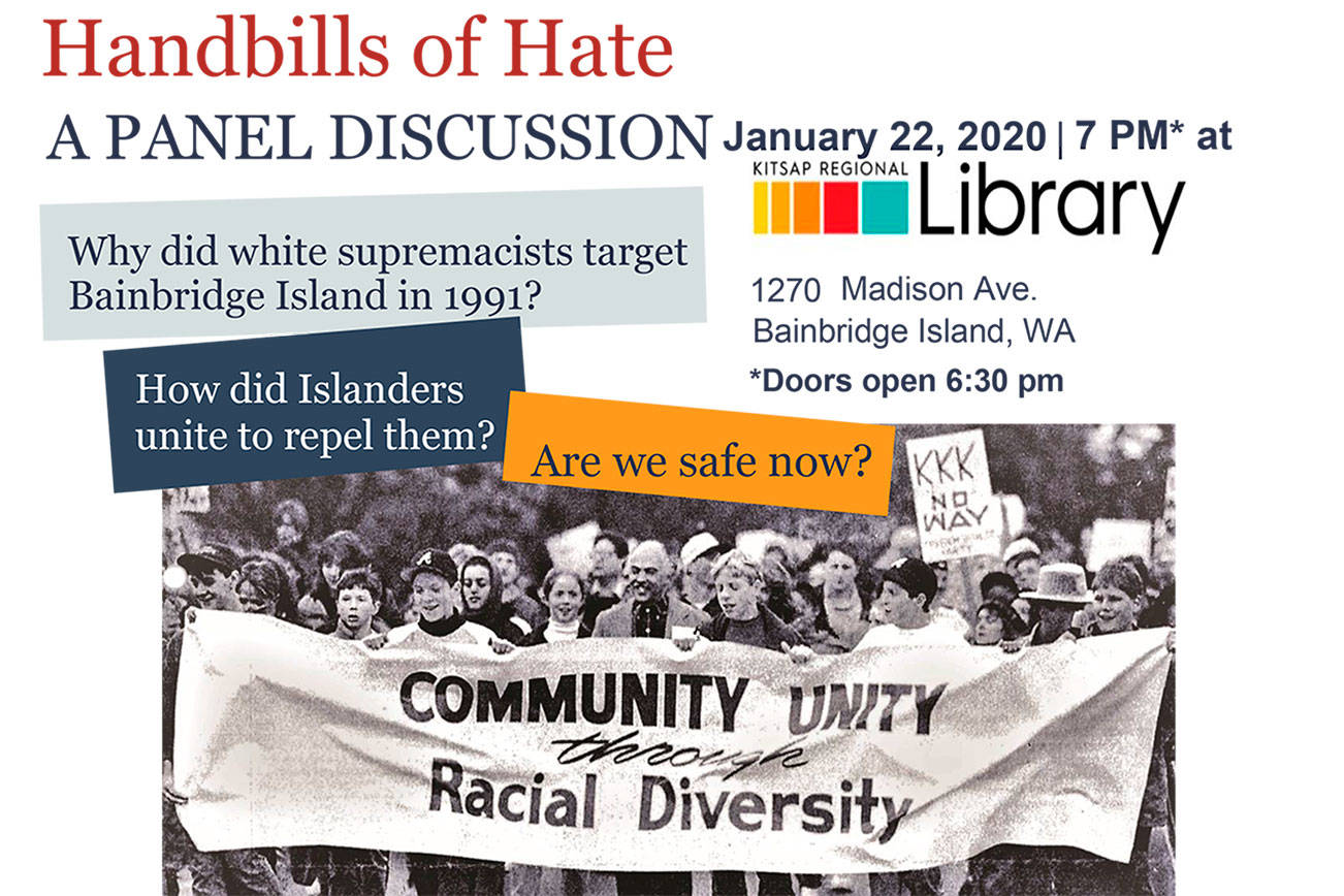 ‘Handbills of Hate’ panel on tap at the library