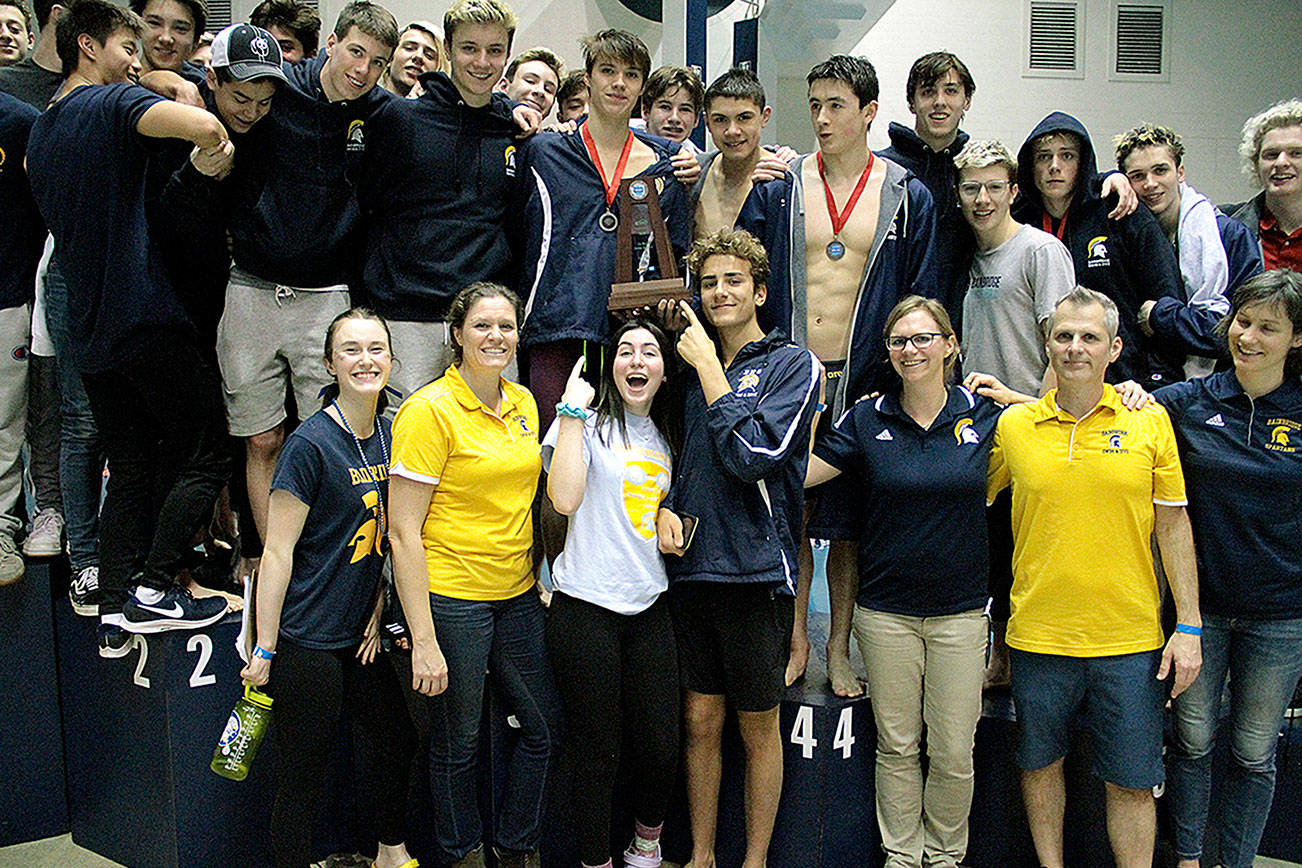 Spartans claim second place at state swim meet