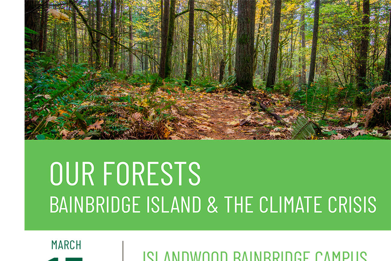 Bainbridge forests, climate change focus of IslandWood conference - Bainbridge Island Review