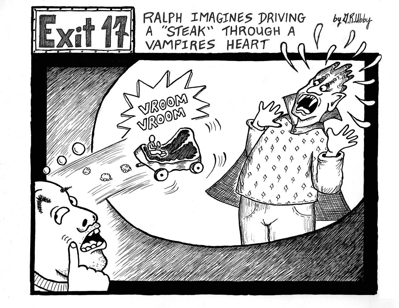 An excellent exit: Island cartoonist crafts funny frames worth the trip