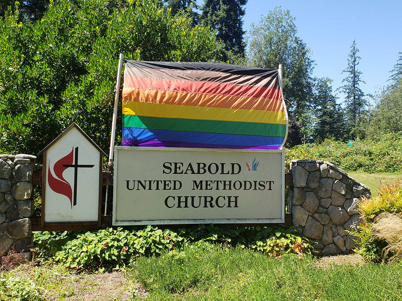 Seabold United Methodist Church pastor condemns recent Pride flag incidents