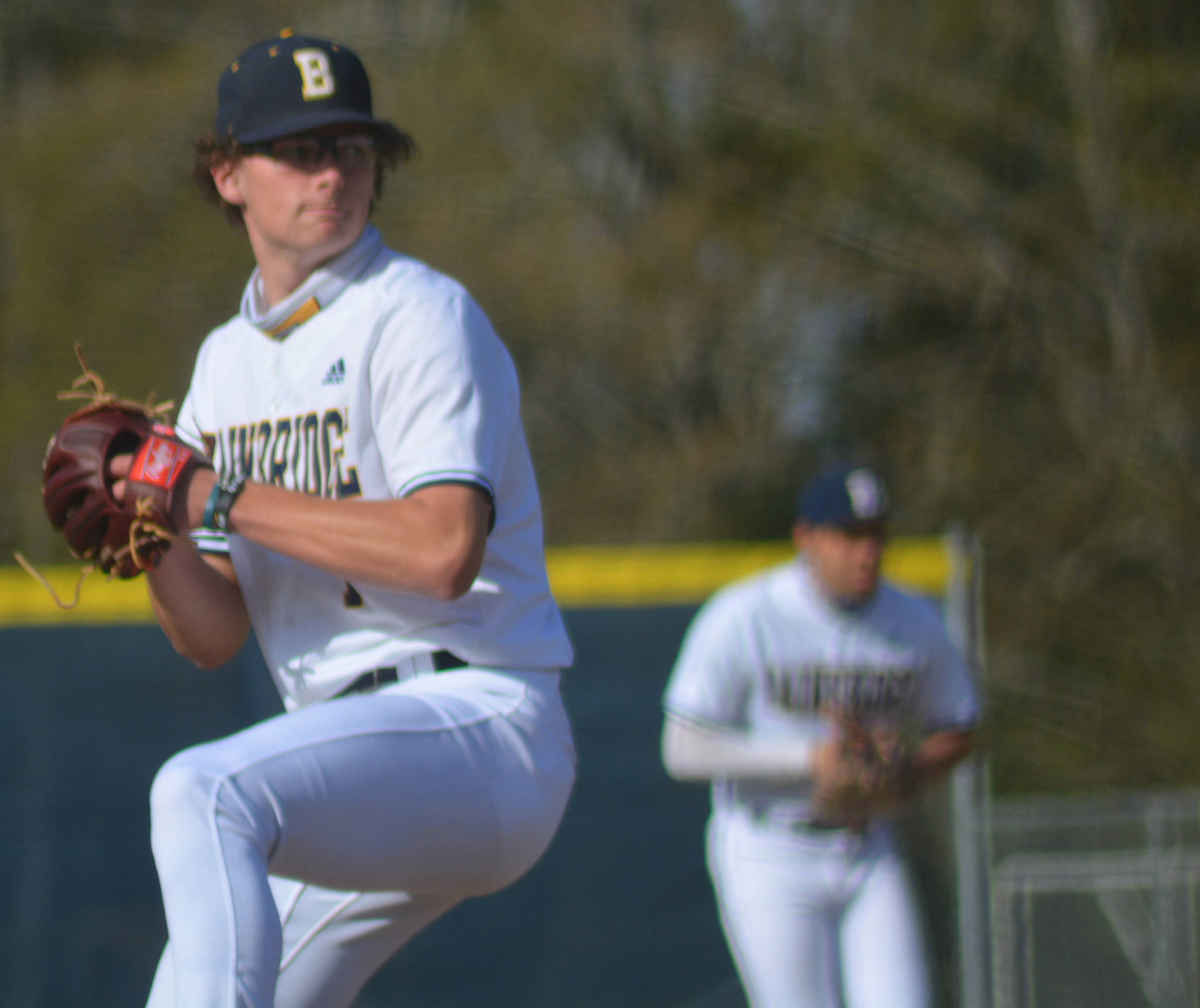 JR Ritchie on the mound