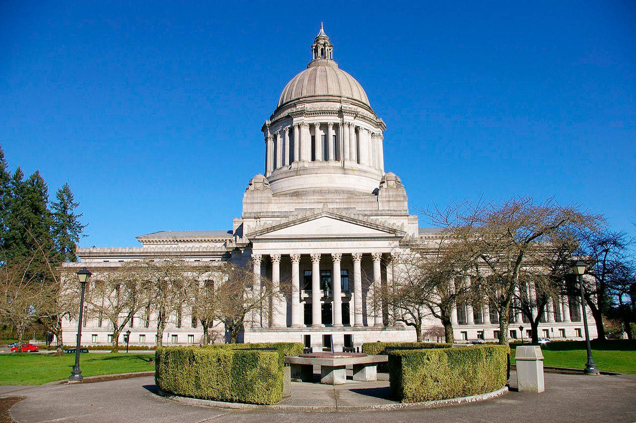 The Washington State Capitol Building in Olympia. (file photo)