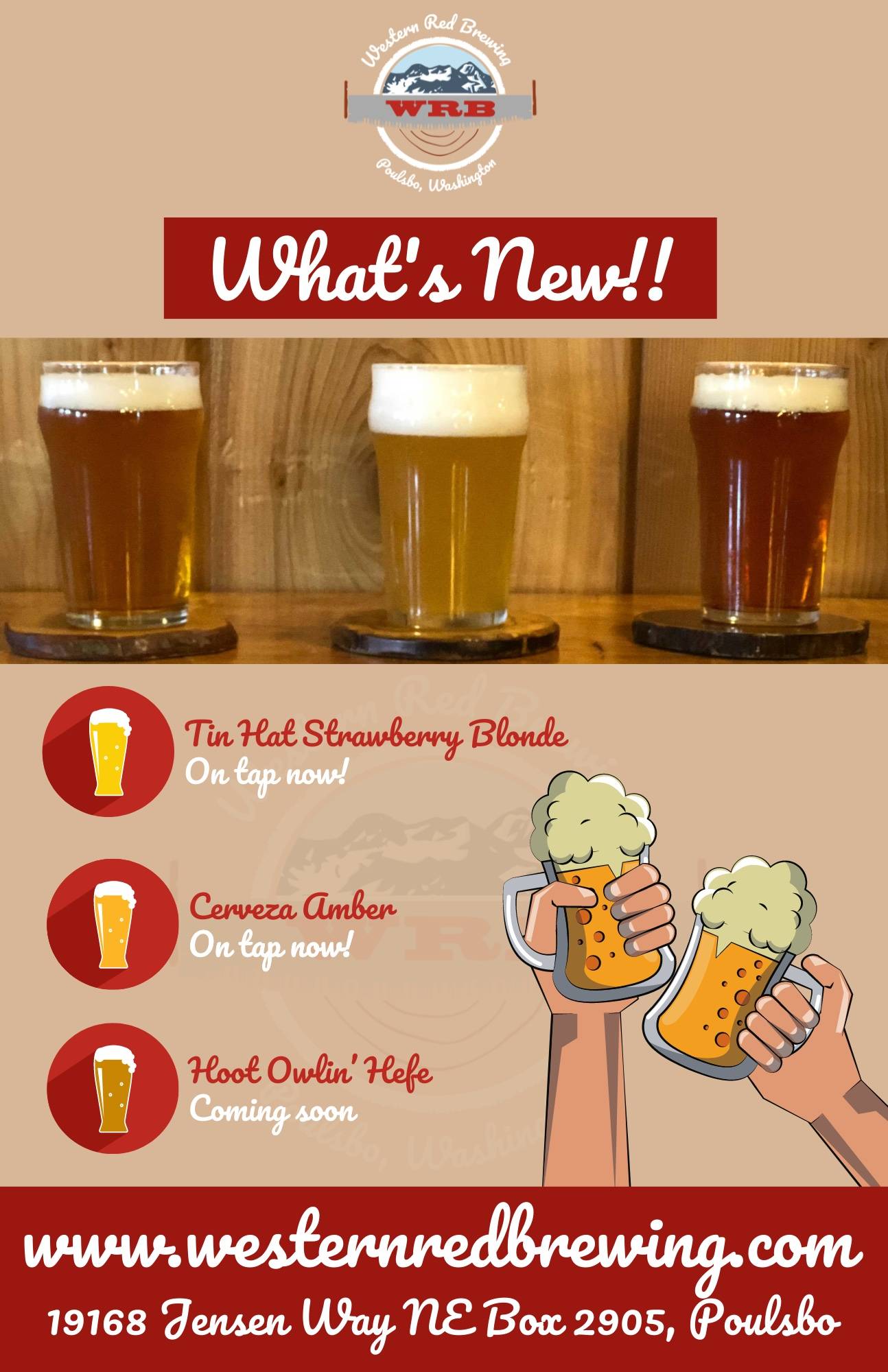 Western Red Brewing has three must-try beers for the summer. Courtesy Photo
