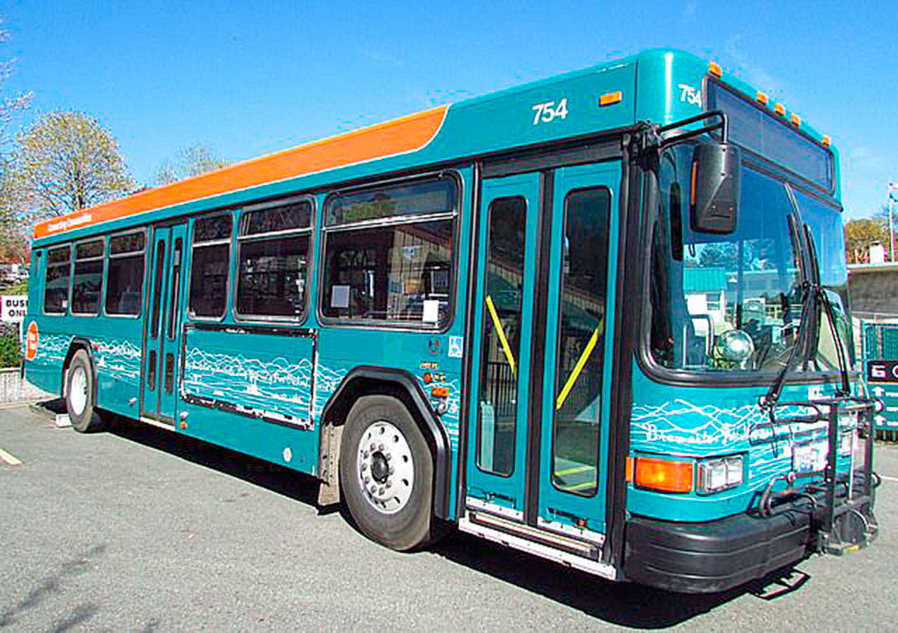 Transit agencies such as Kitsap Transit have begun loosening COVID-19 restrictions as the nation slowly moves into life post-pandemic. (File photo)