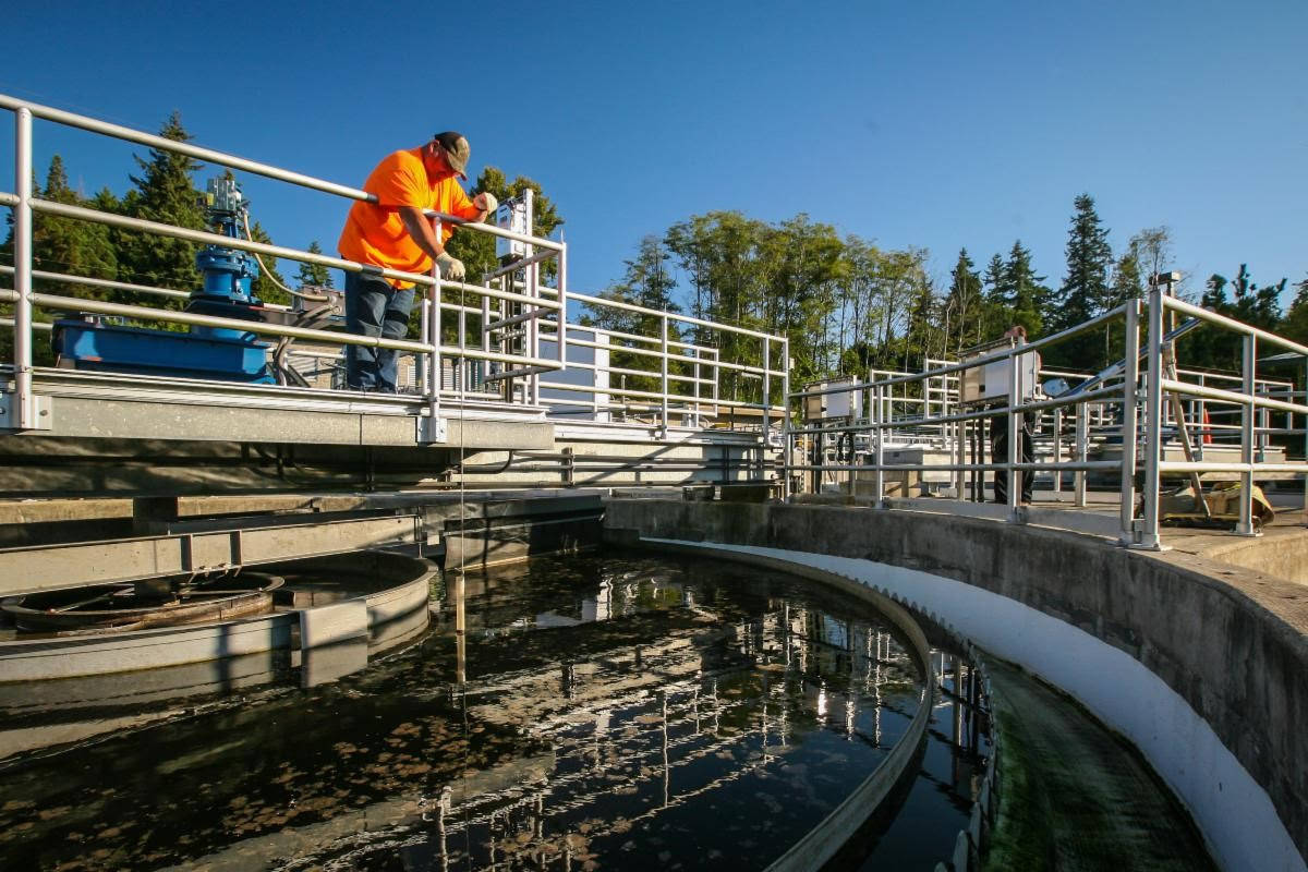 Improvements to the wastewater treatment plant were high on the list of priorities for funding. Courtesy Photo