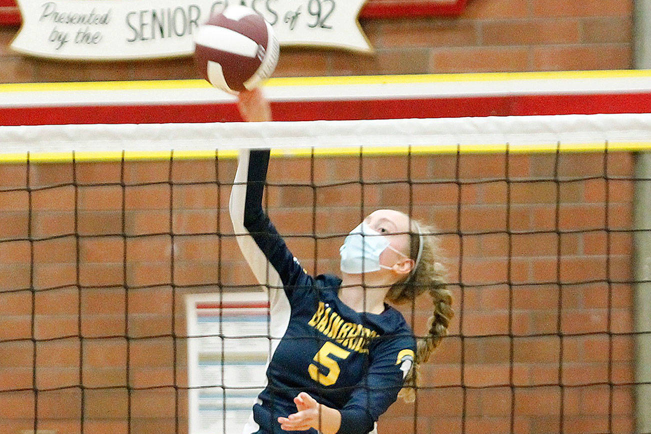 Isabelle Prentice is one of the volleyball team’s top returners this season. (Review file photo)