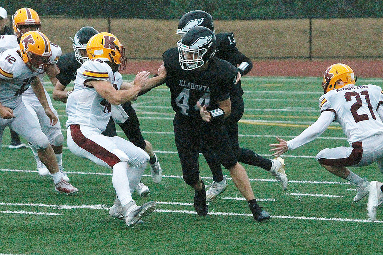Klahowya is now 2-0 on the season after defeating Coupeville and Kingston in its first two games. (Mark Krulish/Kitsap News Group)