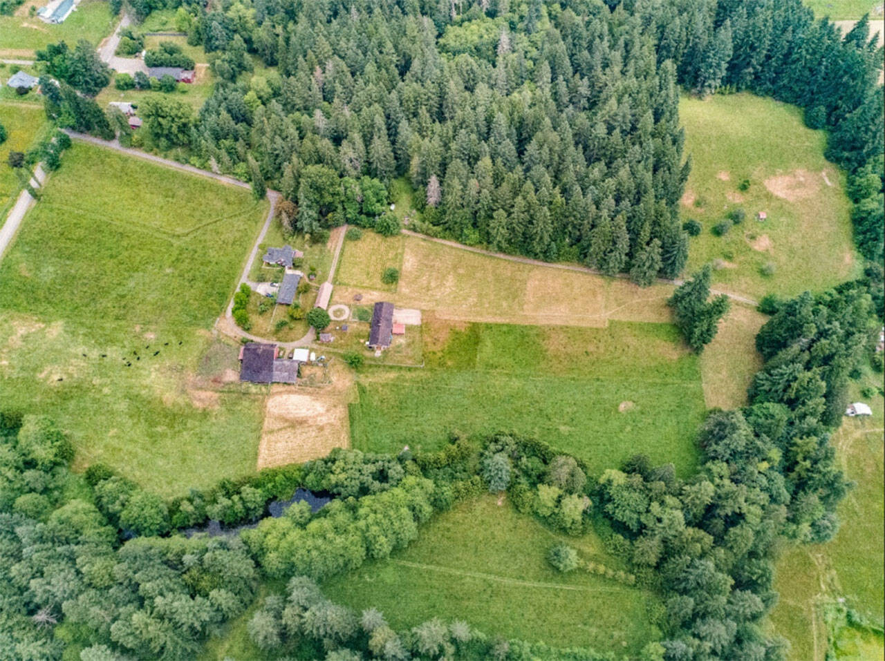 Aerial image of Royal Valley Farm and area of rezone. Courtesy photos