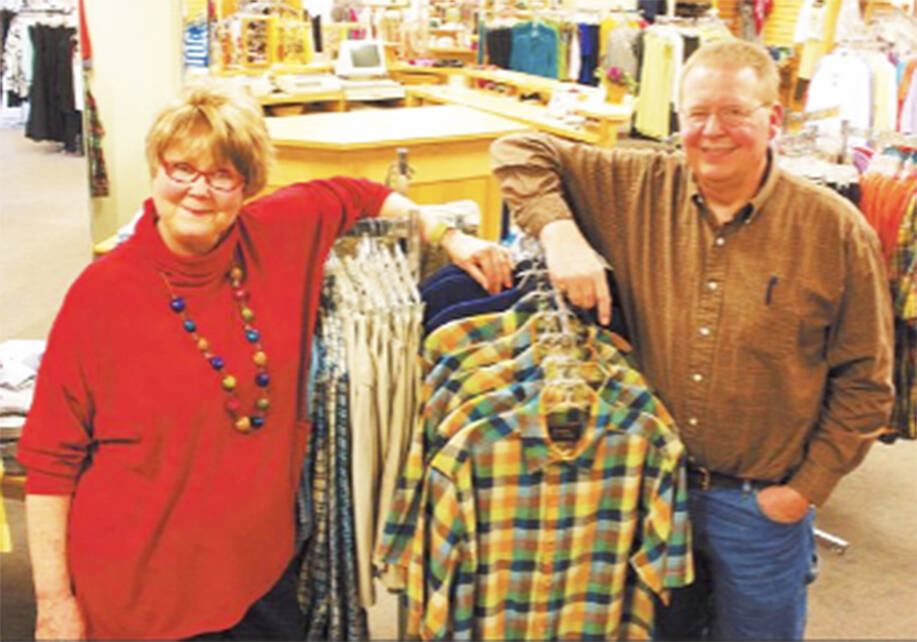 Tom and his wife Judy seven years ago when they closed their store. File Photo