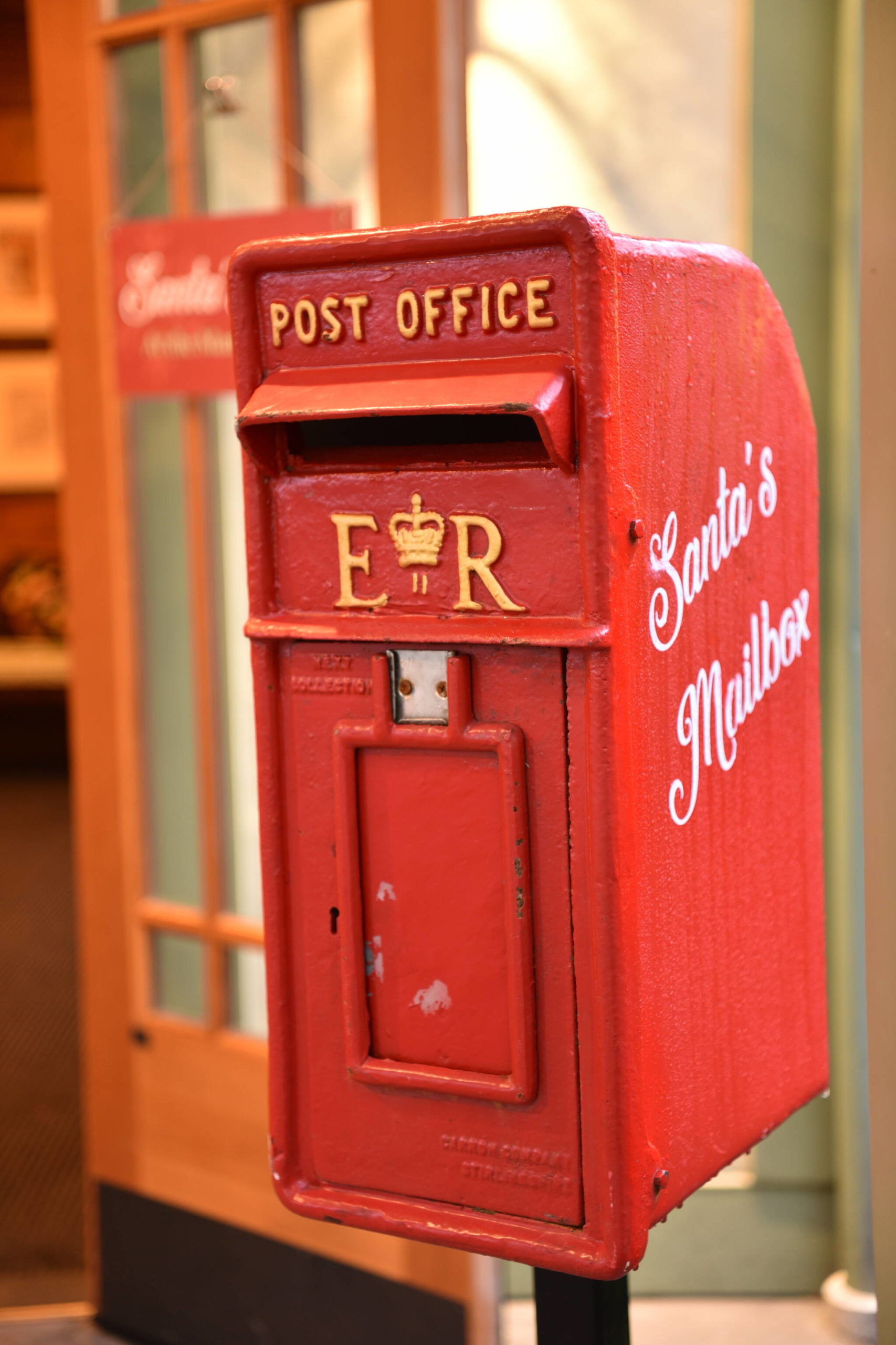 Santa's mailbox at the Inn at Pleasant Beach.
