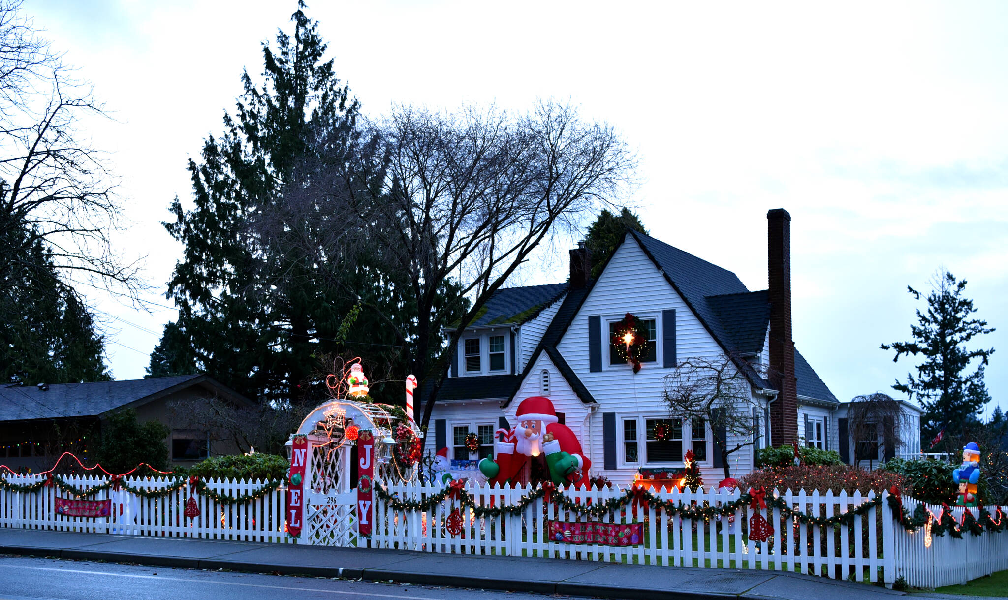 The Christmas display on Ferncliff Avenue from across the road has been a Bainbridge Island holiday attraction for 52 years.