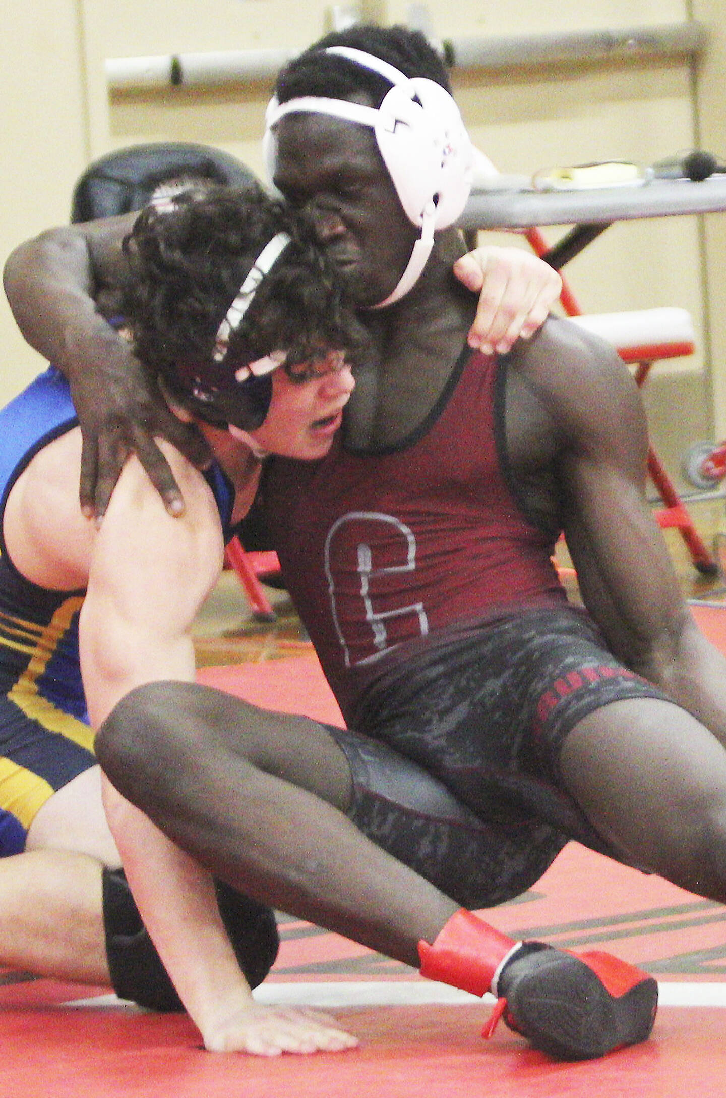 Much of Garrett Goade’s opening match was a stalemate as they were tied 0-0 with seconds left.