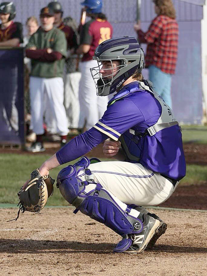 Colton Bower has been a standout behind the plate during his high school career. Courtesy Photo