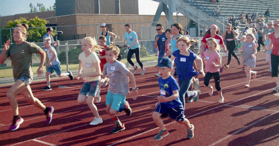 Everyone can participate in the All-Comers Track Meets, a 20-year tradition on Bainbridge Island. Courtesy Photo