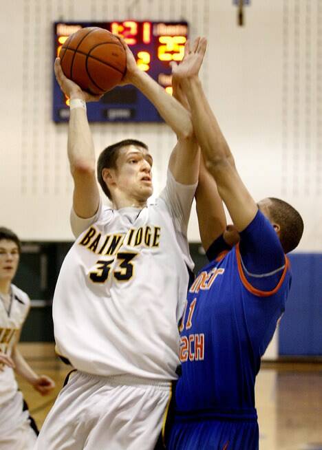 Ben Eisenhardt was a sophomore on the Bainbridge High 2006-07 basketball team that finished second in the 3A state tournament. File Photo