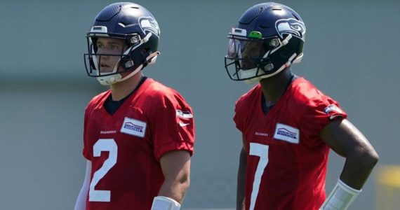 Geno Smith and Drew Lock compete for the Seattle Seahawks starting QB role. Courtesy Photo