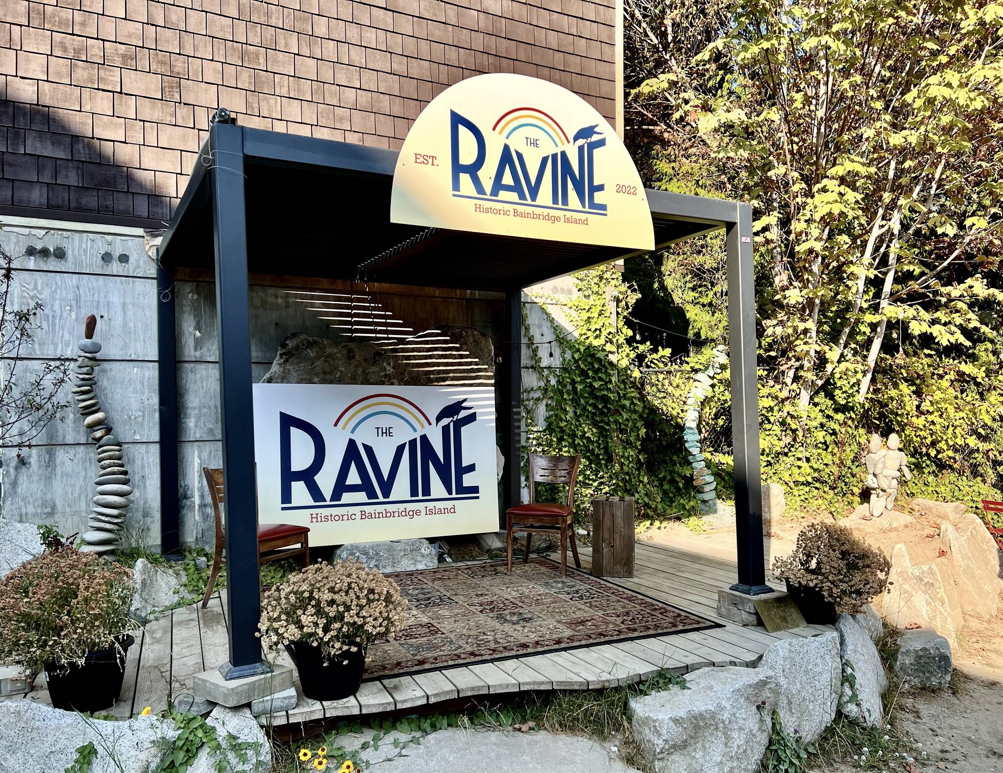 The Ravine is a new music venue hosting live acts in Winslow located behind the Bainbridge Apothecary and Tea Shop. Nancy Treder/Kitsap News Group