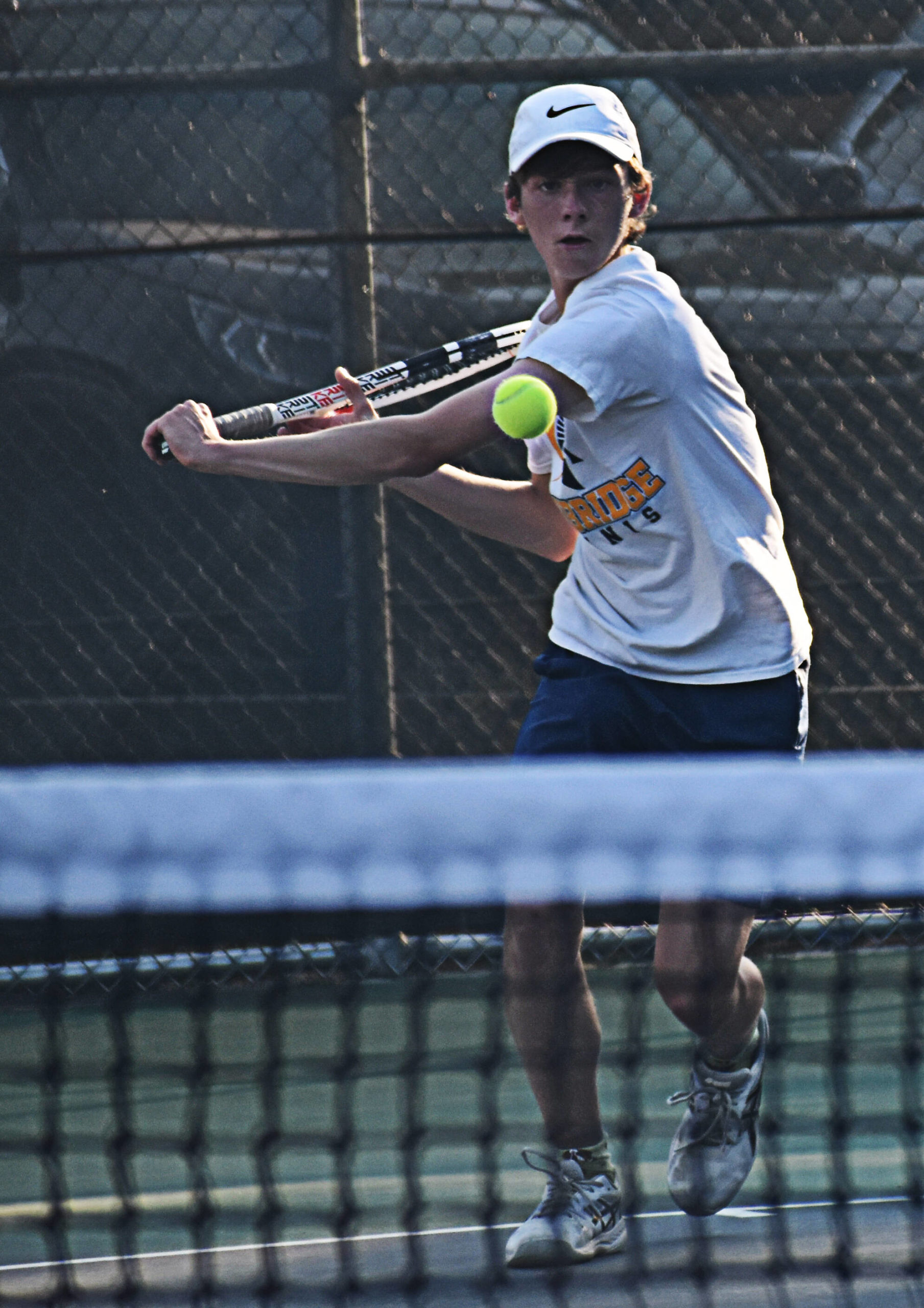 Reed Grandt was unable to play his second set after a long first set.