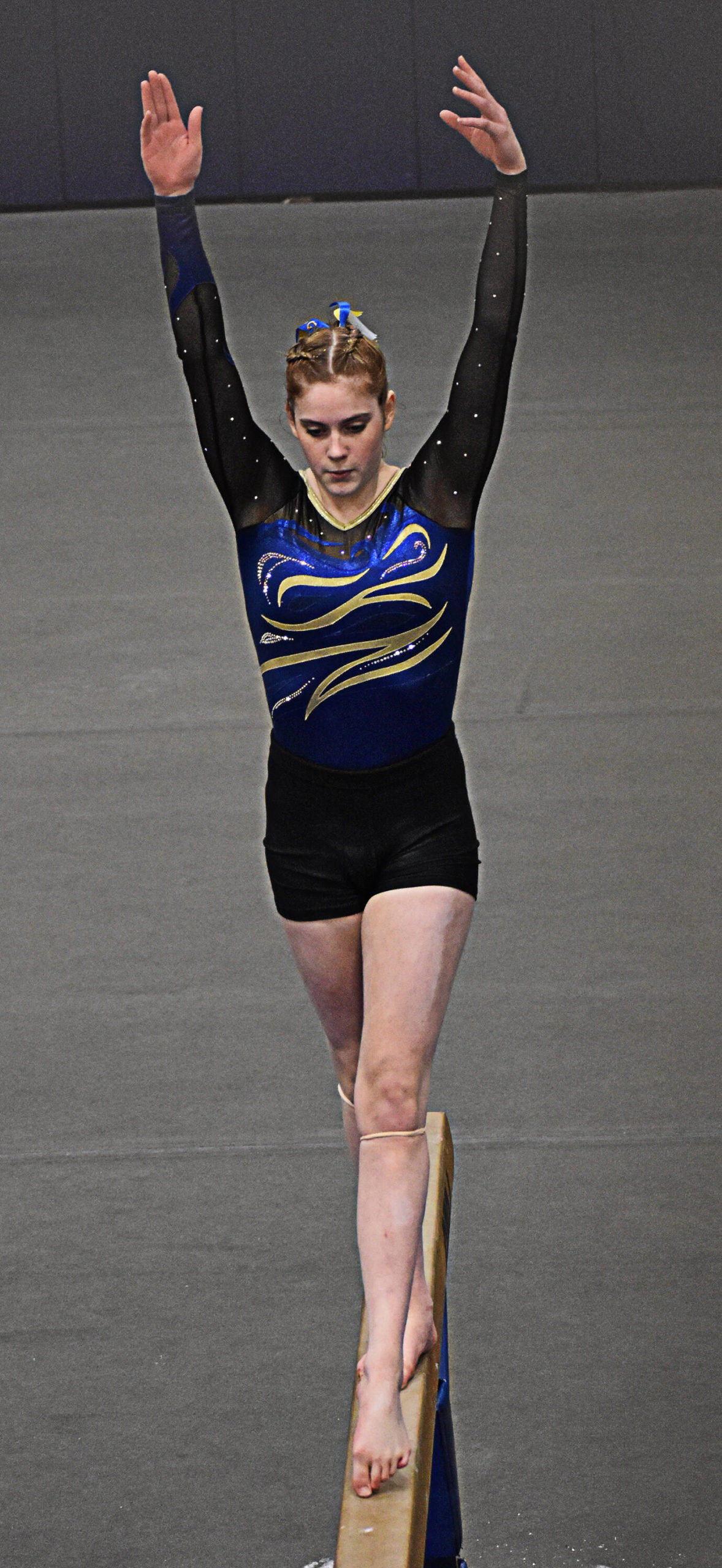 Grace Reeb finished third in the all-around with a score of 32.45. Nicholas Zeller-Singh/Kitsap News Group