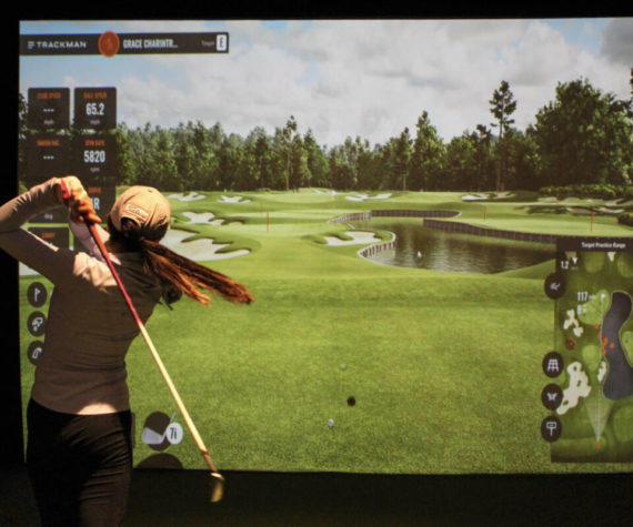 Work on your game and play some of the world’s best courses – virtually – at the new Indoor Golf Center at Meadowmeer Golf & Country Club on Bainbridge Island. Meadowmeer Golf & Country Club photo