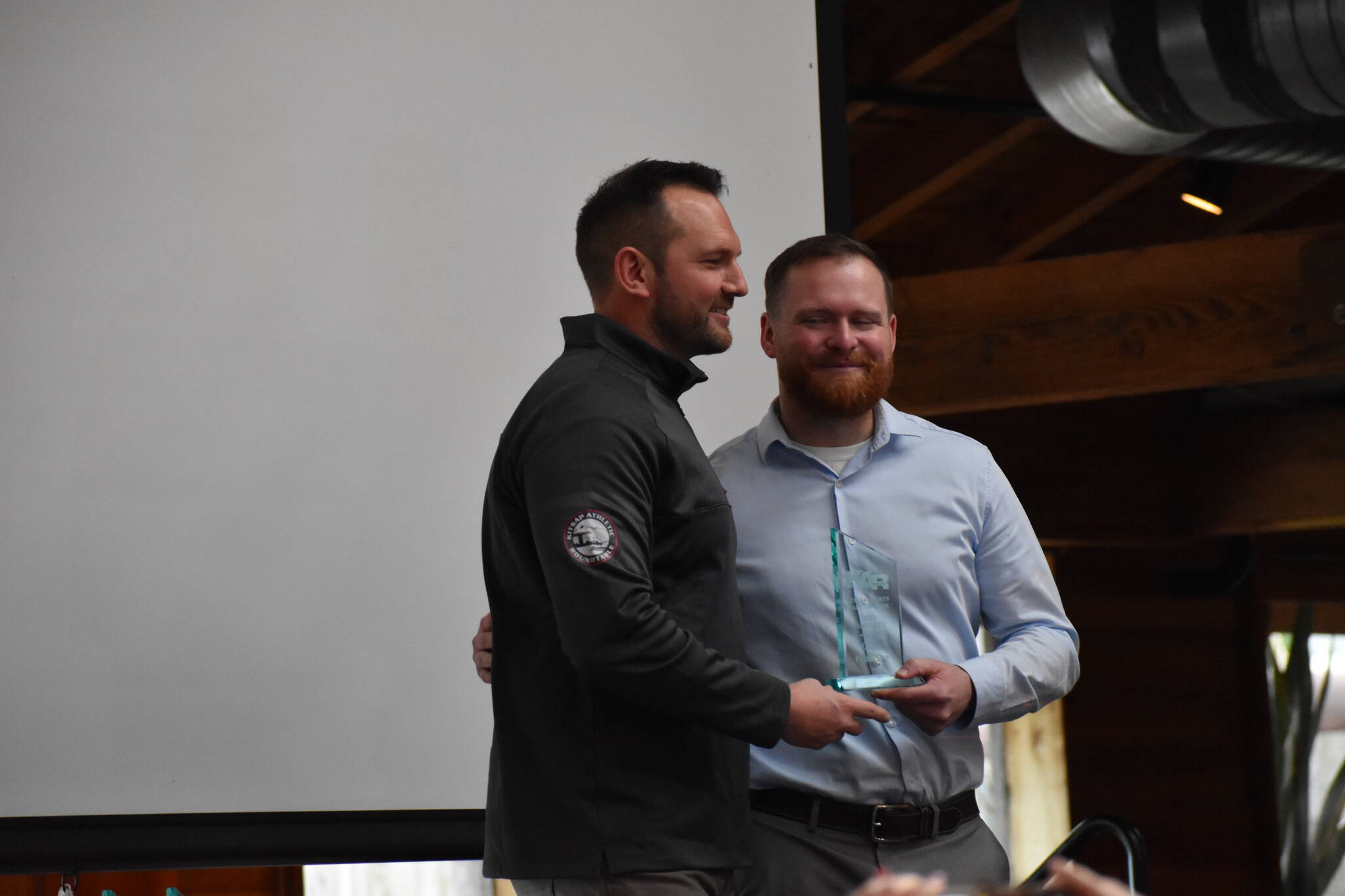 Drew Vettleson was inducted into the Kitsap Sports Hall of Fame.