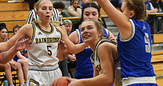 Bainbridge girls basketball will tip off the playoff season with a play-in game Feb. 8. File Photos