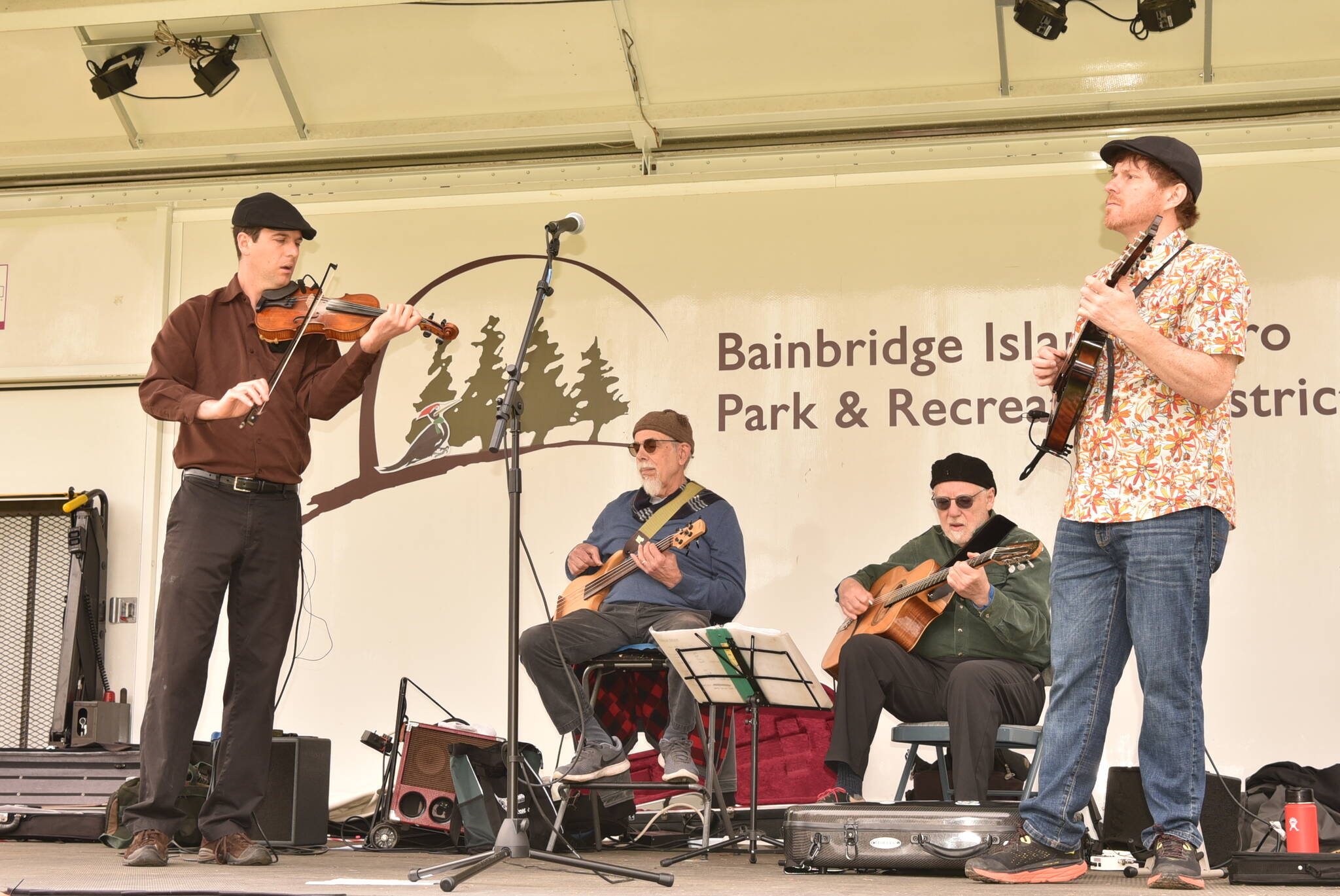 Ranger and the Re-Arrangers performed on Earth Day at Battle Point Park.