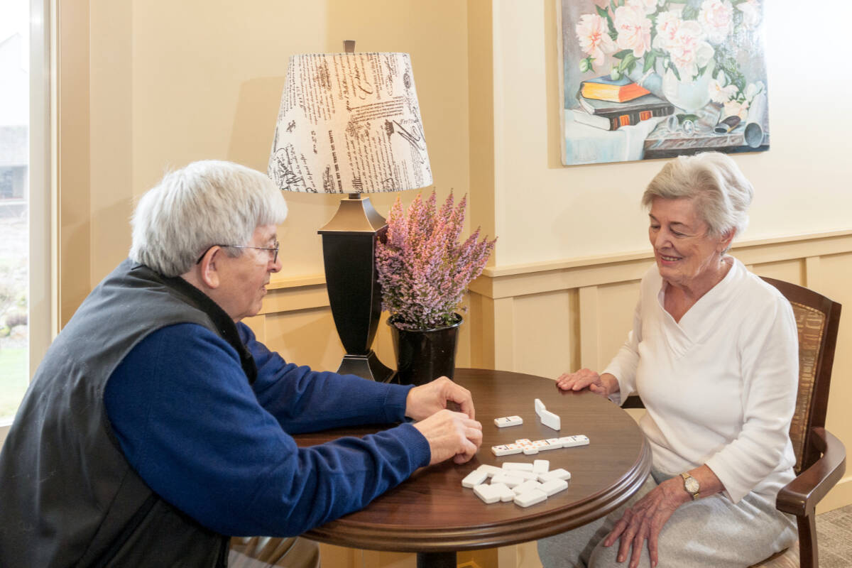 Madrona house is a mixed-care residence, meaning couples with different care needs can stay together. Photo courtesy of Bainbridge Senior Living.
