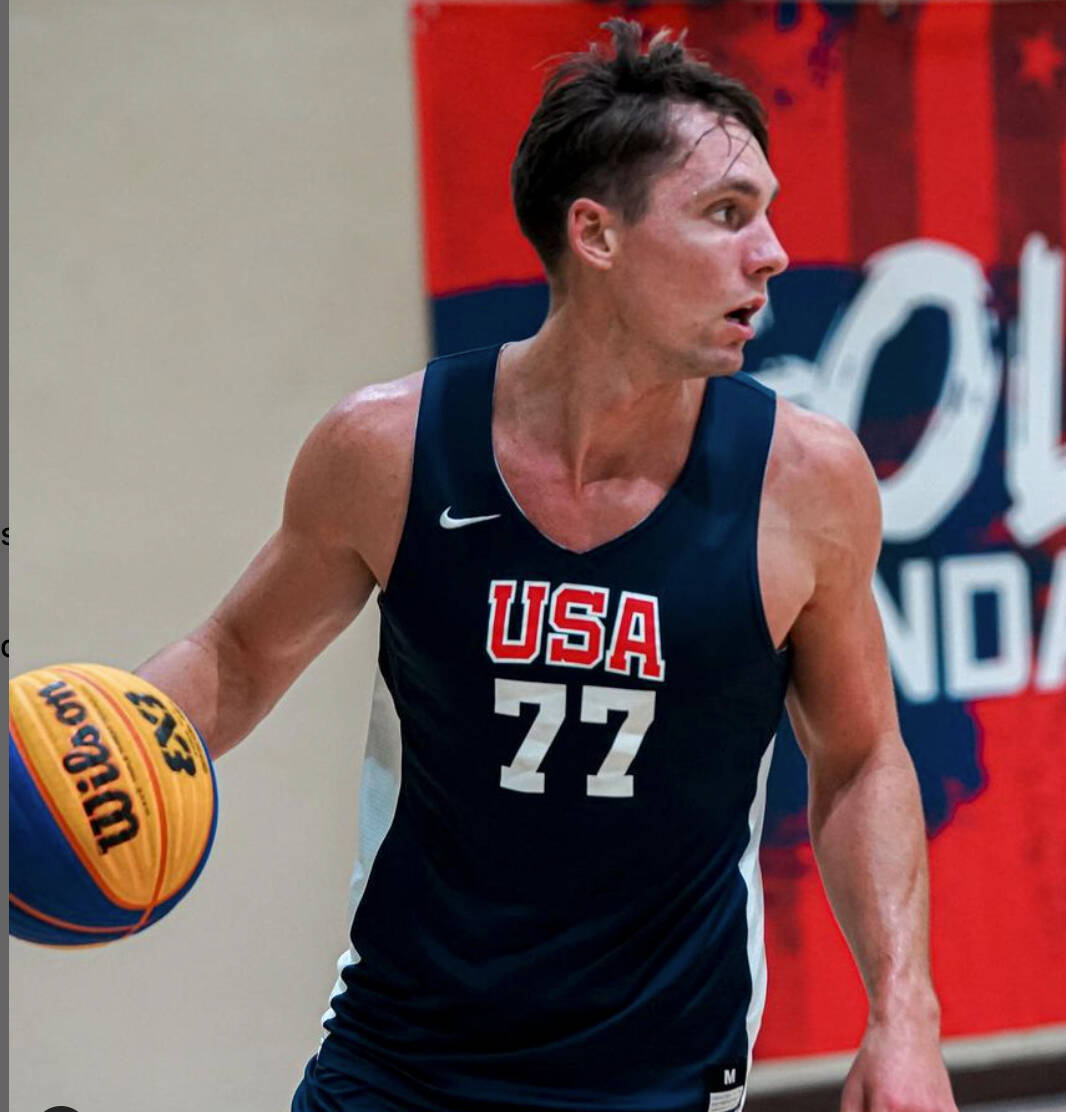 Ferris previously played in college and currently plays pro FIBA 3x3.