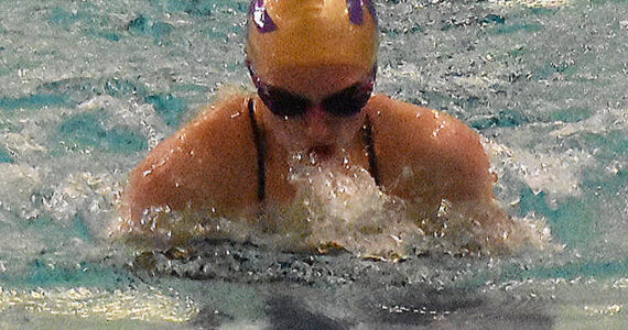 Nicholas Zeller-Singh/Kitsap News Group Photos
Viking Izzy Cera competes in three of the last four events.