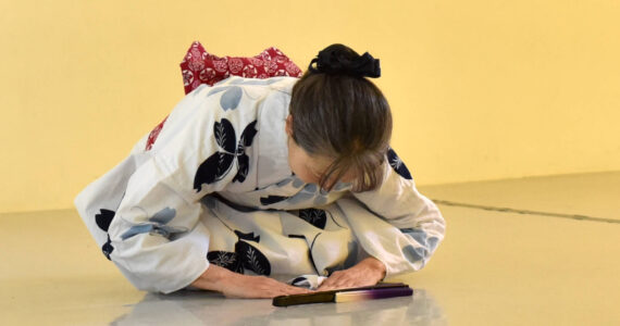 Nancy Treder/Kitsap News Group Photos
Kaya Yamazaki bows at the end of her performance.