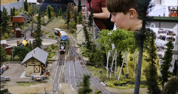 Damon Williams/Kitsap News Group Photos
Kids of all ages enjoy watching the model trains.