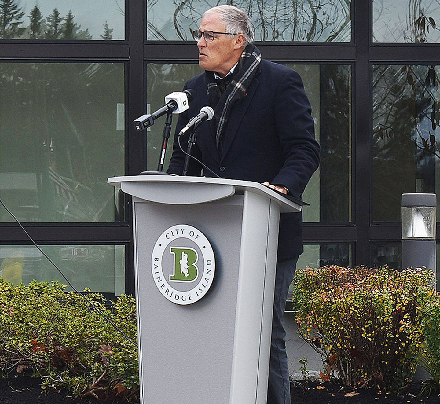 Governor Jay Inslee is excited about the Ted Spearman Justice Center.