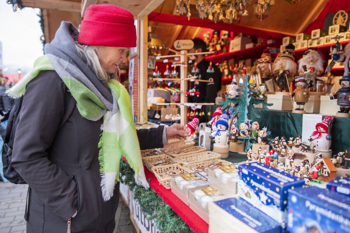 Inspired by traditional German Christmas markets, the Seattle Christmas Market is a month-long holiday event at the Fisher Pavilion and South Fountain Lawn at Seattle Center. Seattle Christmas Market photo