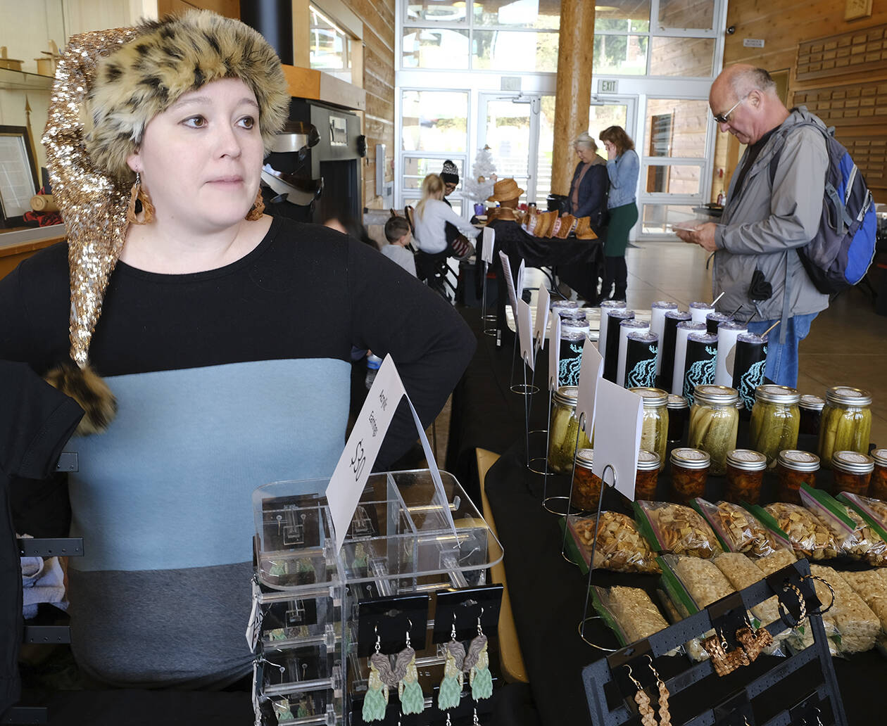 Those who came to the craft fair in Suquamish recently were able to buy various drinks.