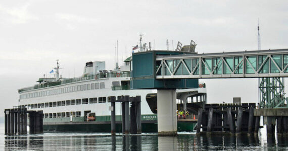 WSF courtesy photo
The MV Spokane has been the only ferry on WSF’s Edmonds/Kingston route for more than a month. Unplanned repairs on two of its vessels left the agency with just 14 available boats to operate a system that needs 15 to run the current sailing schedules.