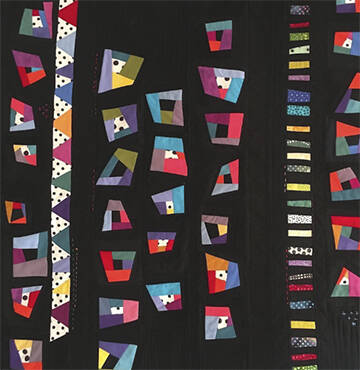 ’Less Is More,’ an art quilt by Poulsbo’s Daera Leslie Dobbs