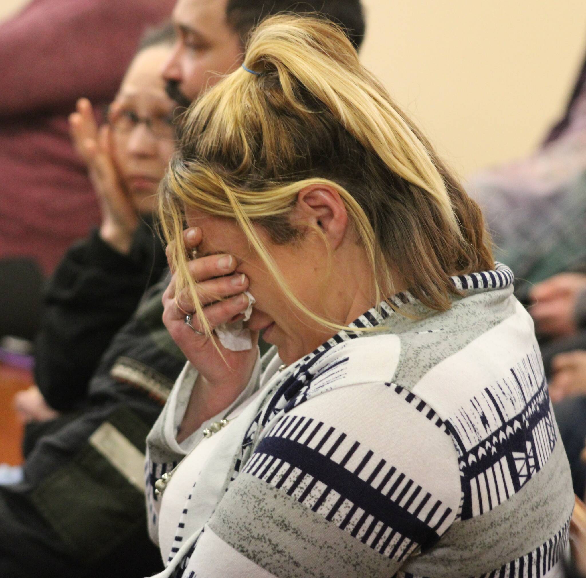 Emotions run high for those attending the sentencing hearing of Chet Weese.