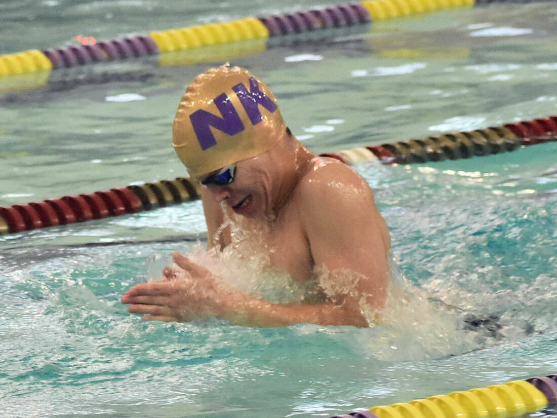 Viking Max Nolan competes in four events.