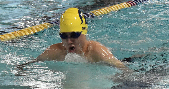 File Photos
Spartan Zachary Shields competes in the 400 free event.