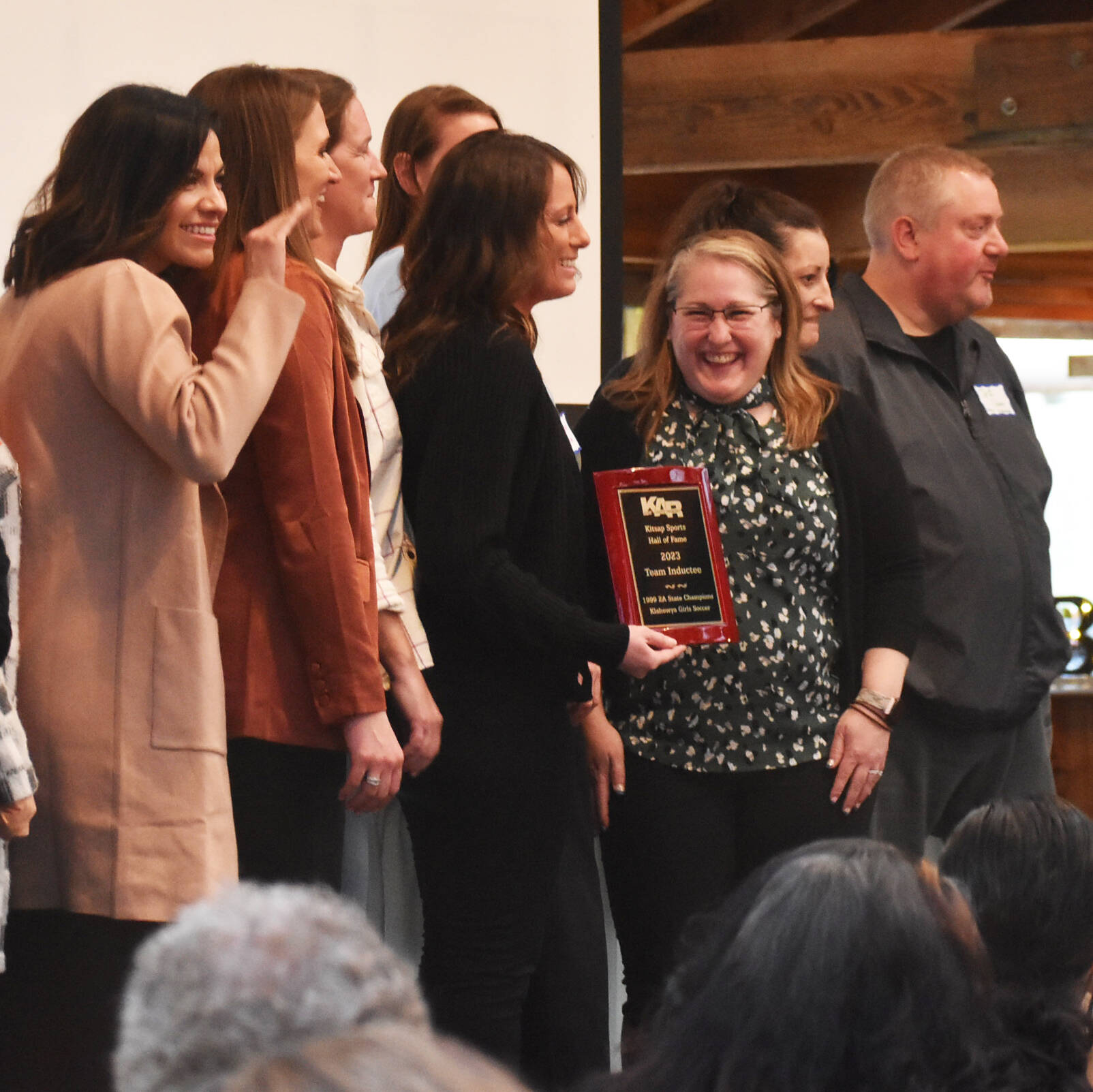 The 1999 Klahowya Girls Soccer team was honored at the 2024 Kitsap Sports Hall of Fame.