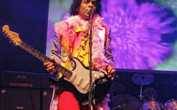 Clearwater Casino courtesy photo
Jimy Bleu is a virtuoso left-handed guitarist like Hendrix himself.