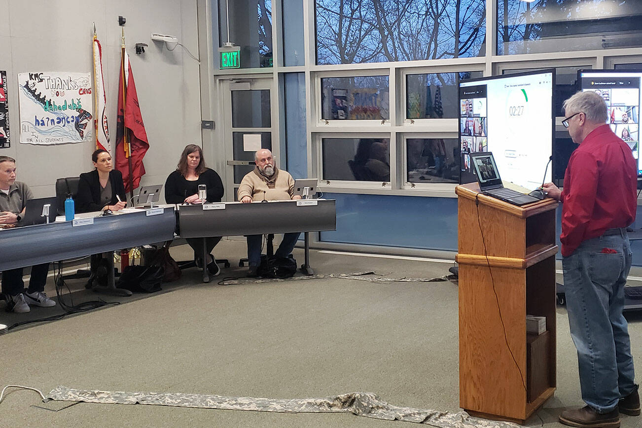 Scott Henden pleas the board to be honest and transparent moving forward at the meeting.