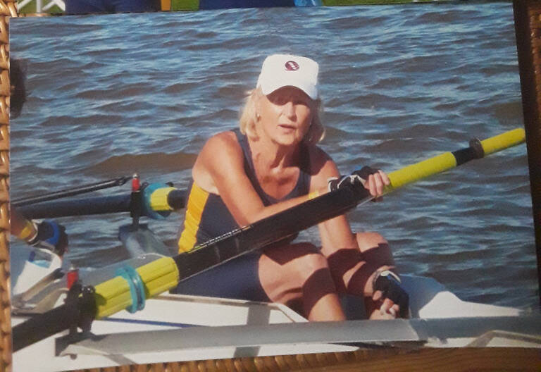 Sigrid Knight continues to row at 89 years old.