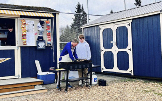 Boosters courtesy photo
The Bainbridge High School Baseball Boosters Club purchased a new shed and converted the old one into a permanent concession stand. Burgers, hot dogs, popcorn, candy and more are sold during home games. Funds go to the baseball program.
