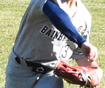 Nicholas Zeller-Singh/Kitsap News Group
AJ Larson, shown here throwing a baseball, scored a run for the Spartans in the game.