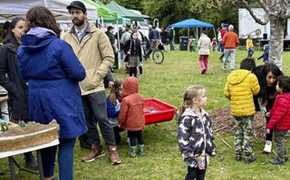 Peter Gammell/Kitsap News Group photos
Numerous Earth Day booths were set up at Battle Point Park on Bainbridge Island to talk to visitors about the environment last Saturday.
